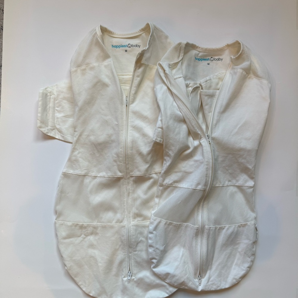 2 Medium snoo sleepsack swaddles